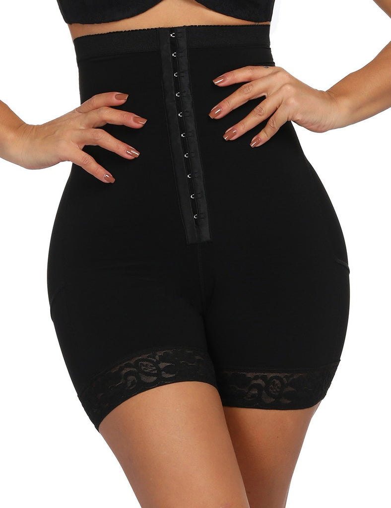 Lace Hemline Tummy Control Butt Lifter Soft-Touch
