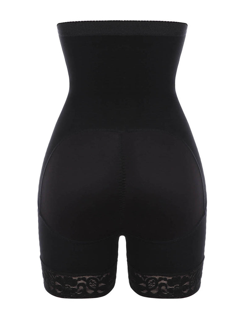 Lace Hemline Tummy Control Butt Lifter Soft-Touch