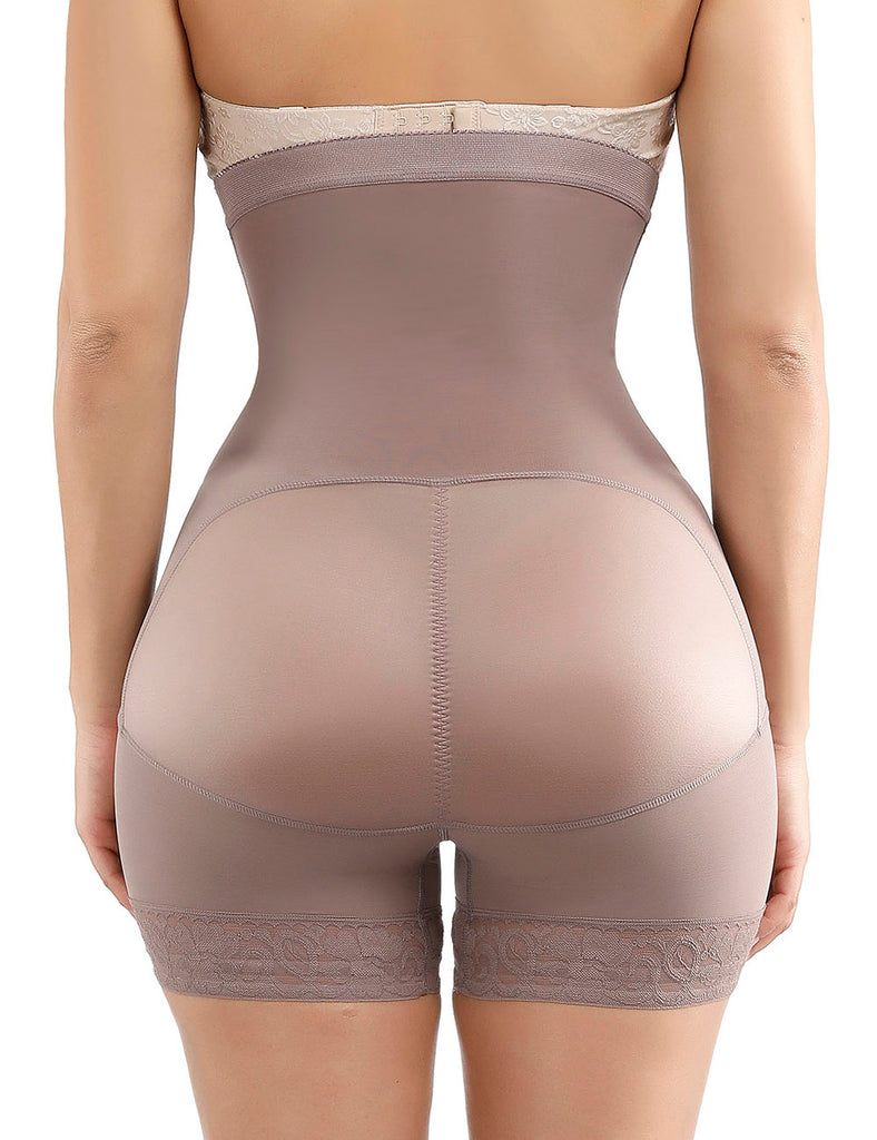 Lace Hemline Tummy Control Butt Lifter Soft-Touch