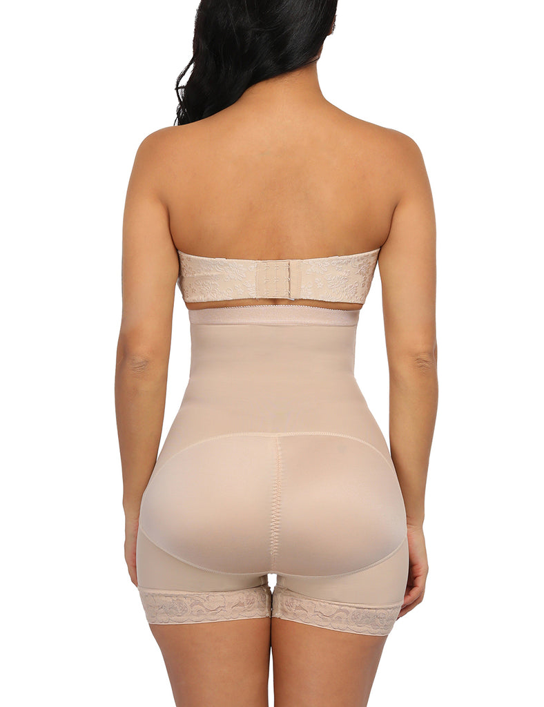 Lace Hemline Tummy Control Butt Lifter Soft-Touch