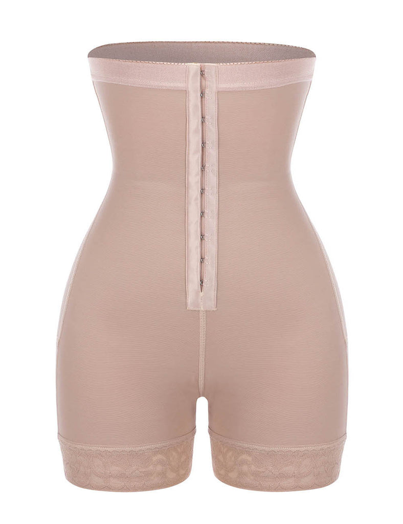 Lace Hemline Tummy Control Butt Lifter Soft-Touch