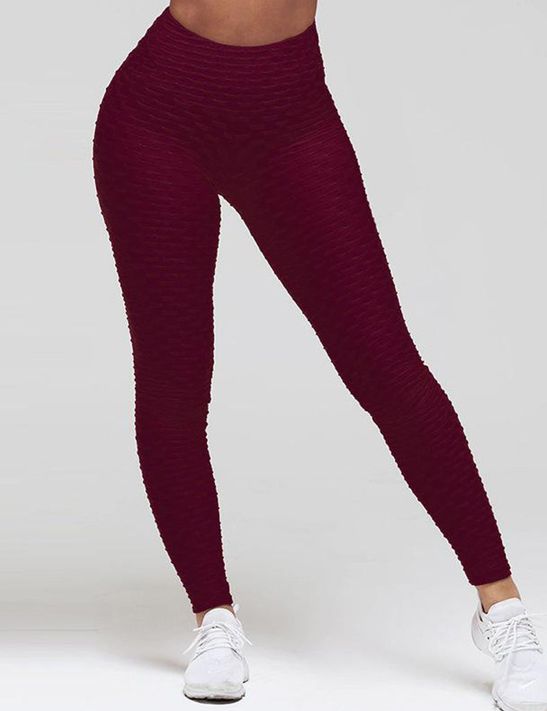 Full Length Jacquard Yoga Tiktok Leggings