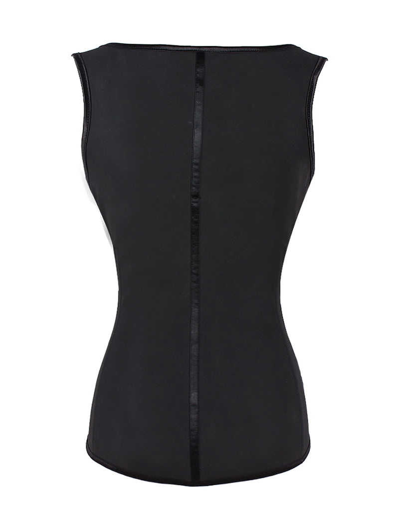 Fabulous Fit 4 Hooks Latex Thermal Waist Cincher Vest