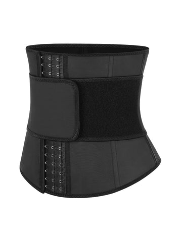 3 Rows Hooks Latex Waist Cincher Belt Tummy Training