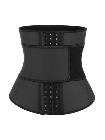 3 Rows Hooks Latex Waist Cincher Belt Tummy Training