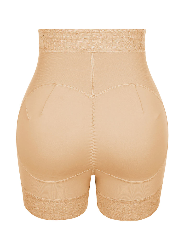 Supportive High Waist Lace Butt Enhancer Panty Curve-Creating