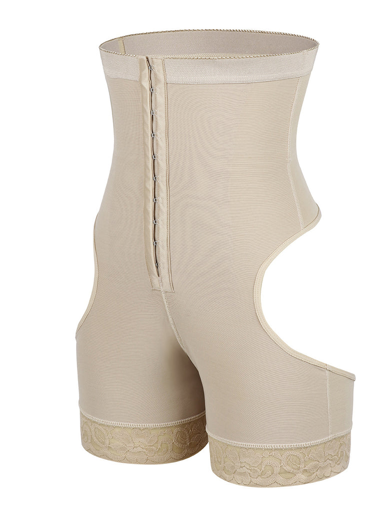 High Waist Open Butt Shapewear Shorts Curve Shaping
