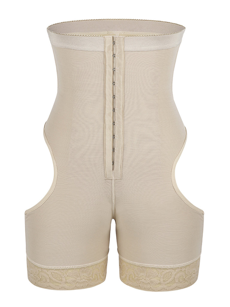 High Waist Open Butt Shapewear Shorts Curve Shaping