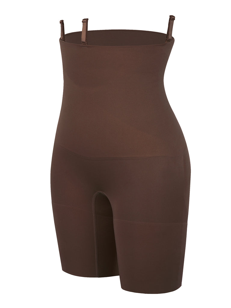 Three Buckles Rear Lifting Shapewear Seamless Slimming Belly