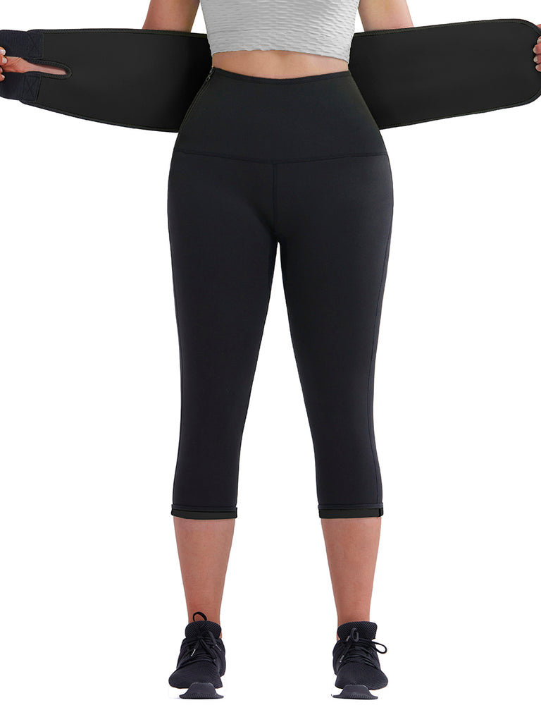 Ultimate Stretch Neoprene Shaper Pants With Belt Ultimate Stretch Neoprene Shaper Pants With Belt
