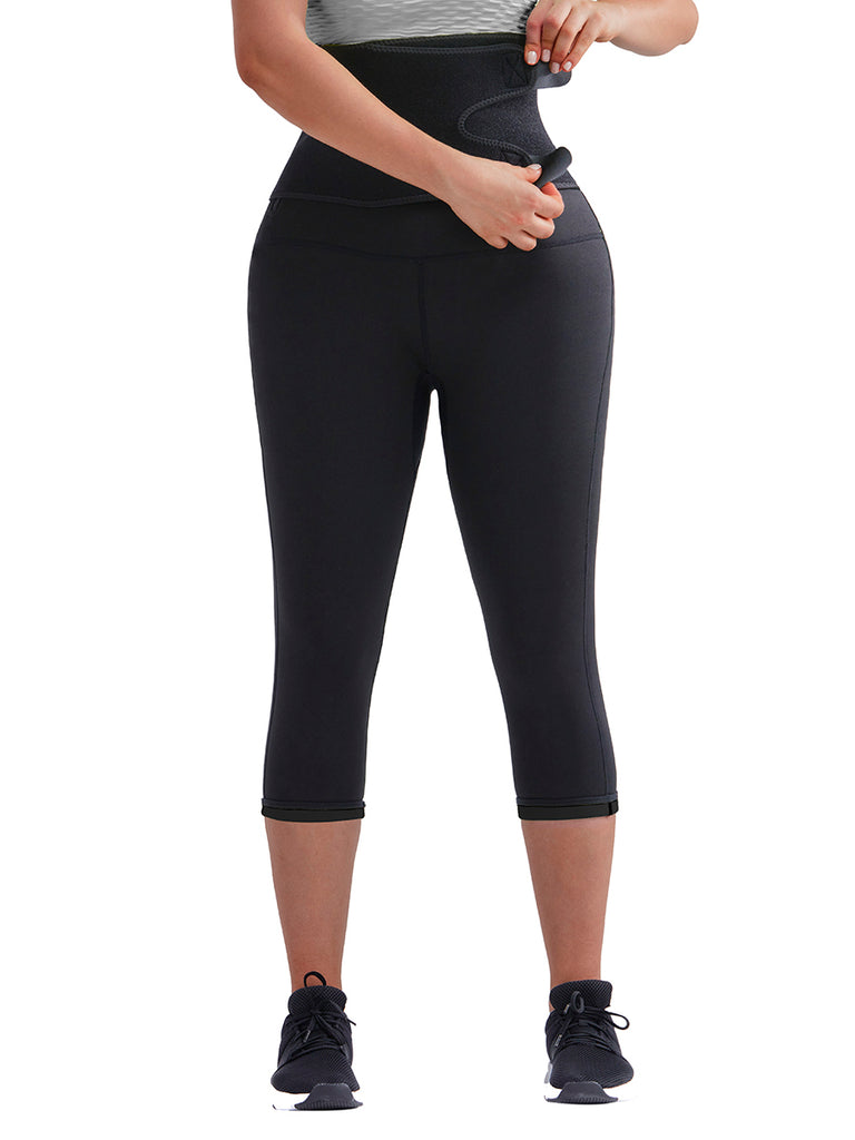 Ultimate Stretch Neoprene Shaper Pants With Belt