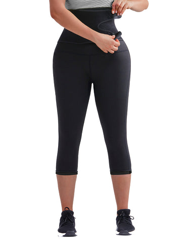 Ultimate Stretch Neoprene Shaper Pants With Belt
