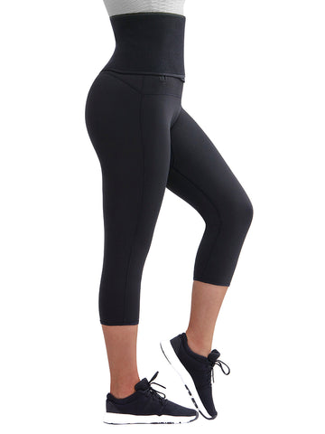 Ultimate Stretch Neoprene Shaper Pants With Belt