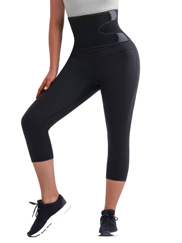 Ultimate Stretch Neoprene Shaper Pants With Belt
