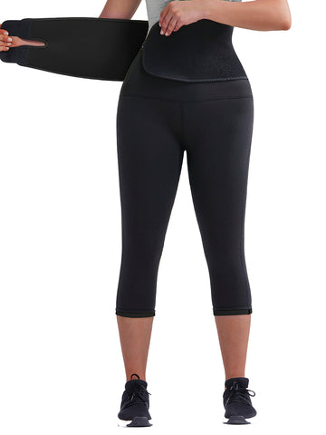 Ultimate Stretch Neoprene Shaper Pants With Belt