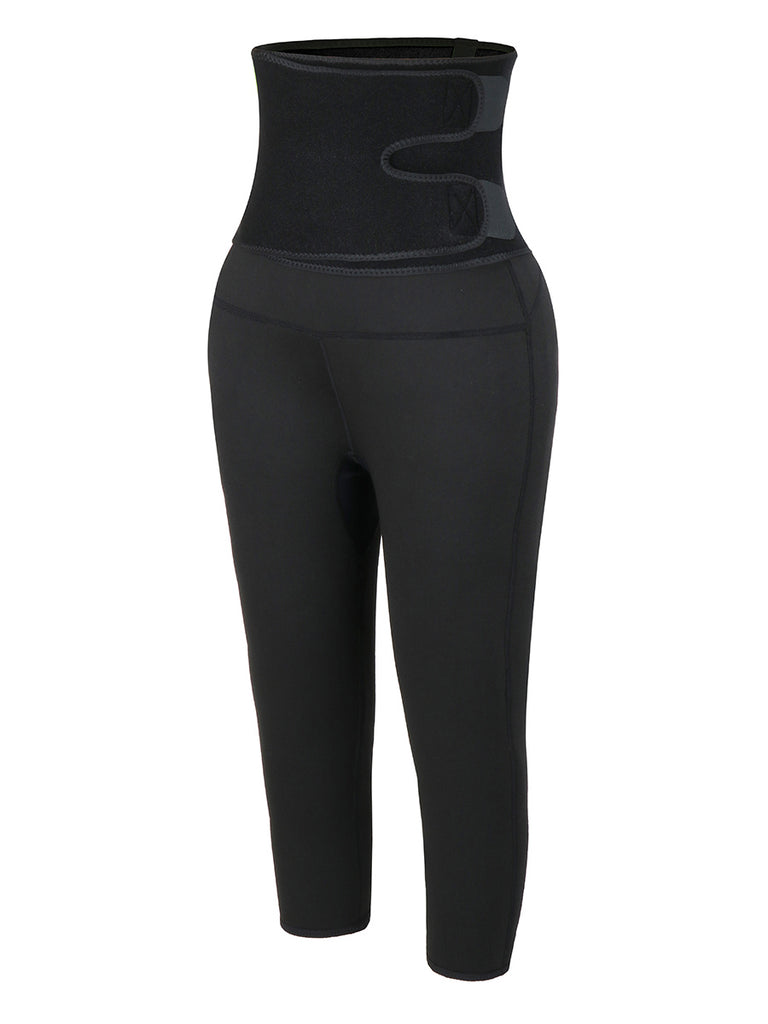 Ultimate Stretch Neoprene Shaper Pants With Belt