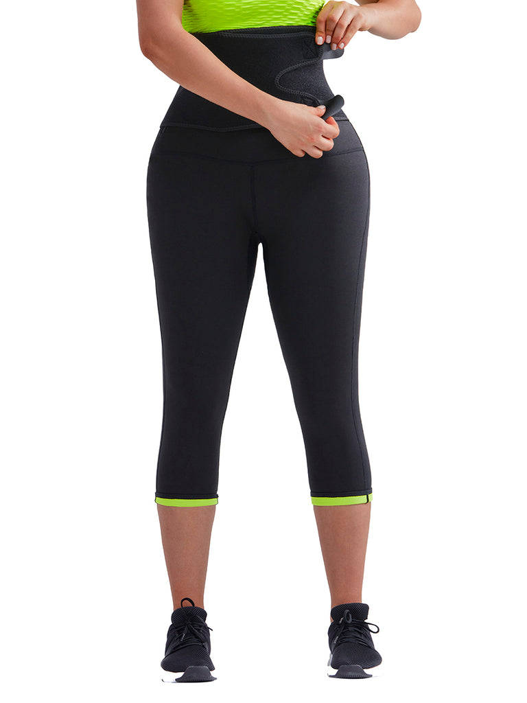 Ultimate Stretch Neoprene Shaper Pants With Belt