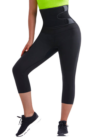 Ultimate Stretch Neoprene Shaper Pants With Belt