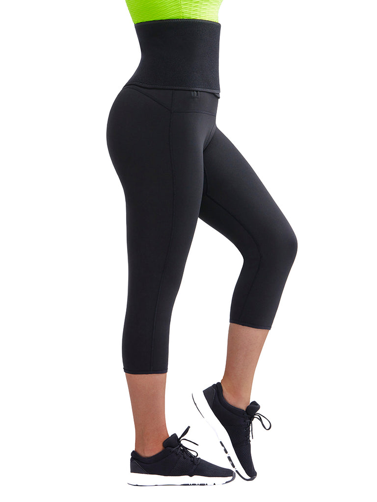 Ultimate Stretch Neoprene Shaper Pants With Belt