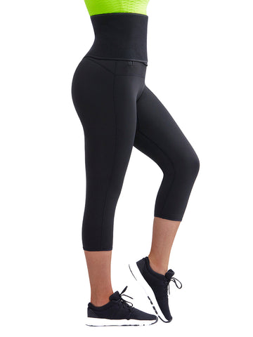 Ultimate Stretch Neoprene Shaper Pants With Belt