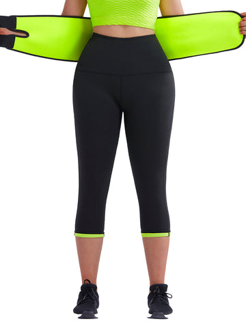 Ultimate Stretch Neoprene Shaper Pants With Belt