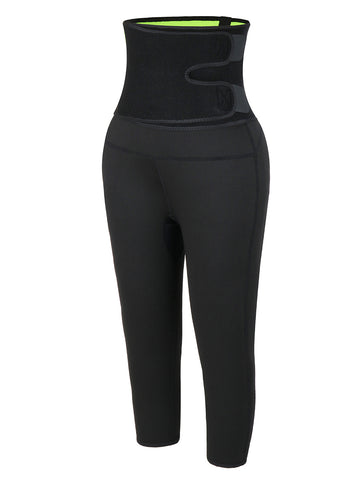 Ultimate Stretch Neoprene Shaper Pants With Belt