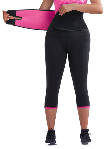 Ultimate Stretch Neoprene Shaper Pants With Belt
