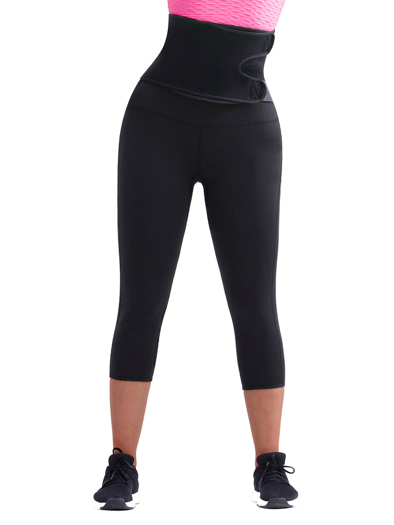 Ultimate Stretch Neoprene Shaper Pants With Belt