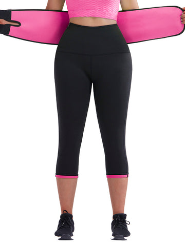 Ultimate Stretch Neoprene Shaper Pants With Belt