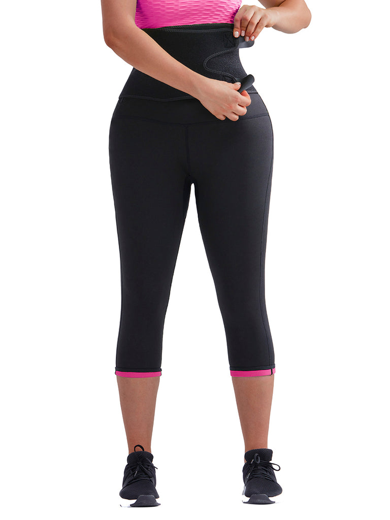 Ultimate Stretch Neoprene Shaper Pants With Belt