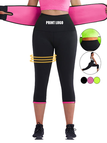 Ultimate Stretch Neoprene Shaper Pants With Belt