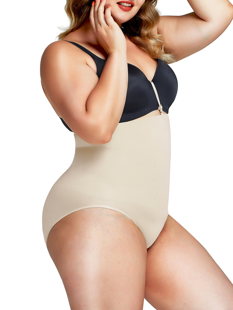 High Cut Seamless Panty High Waist High-Compression