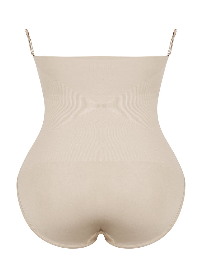 High Cut Seamless Panty High Waist High-Compression