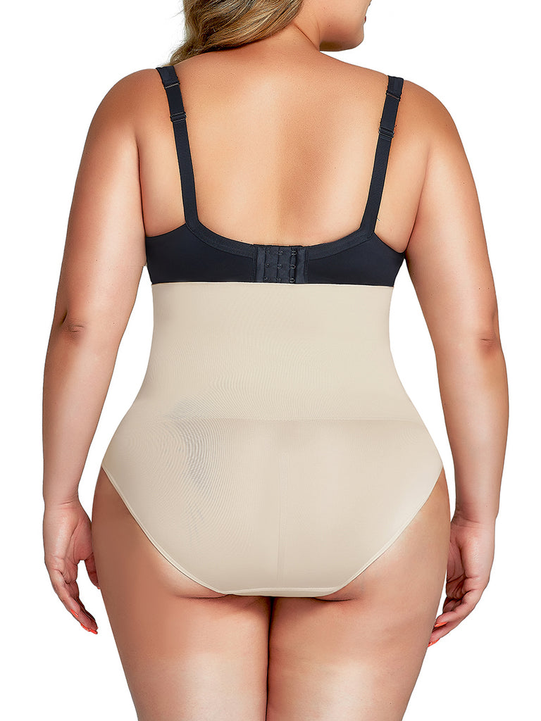 High Cut Seamless Panty High Waist High-Compression