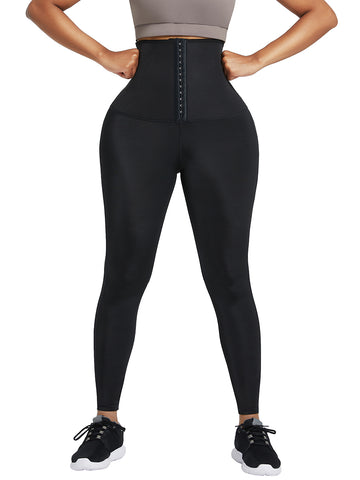Neoprene Leggings Shaper 3 Rows Hooks High Rise