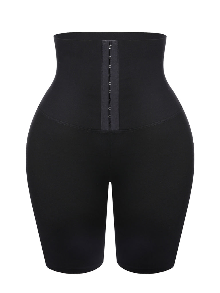 2-In-1 Waist Trainer Shorts Mid-Thigh