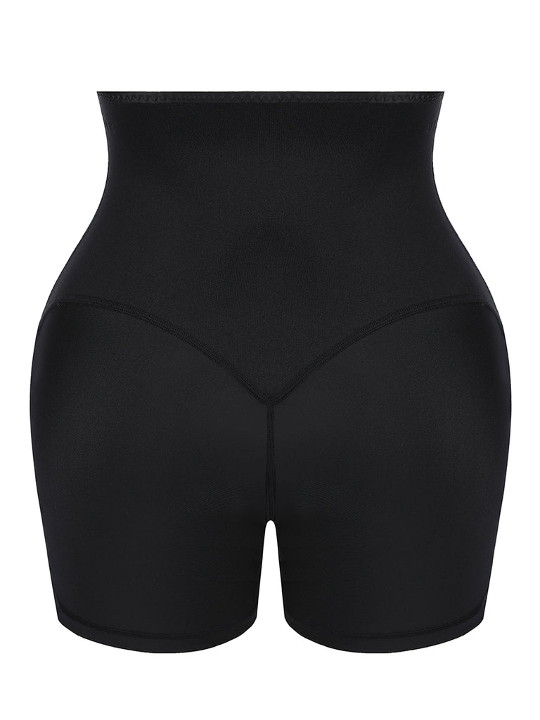 Neoprene Sweat Shorts Hook And Eye Closure Abdominal Control