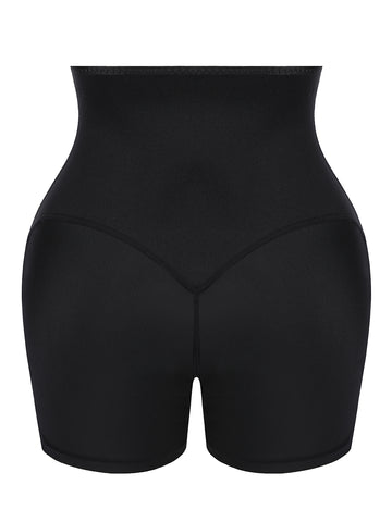 Neoprene Sweat Shorts Hook And Eye Closure Abdominal Control