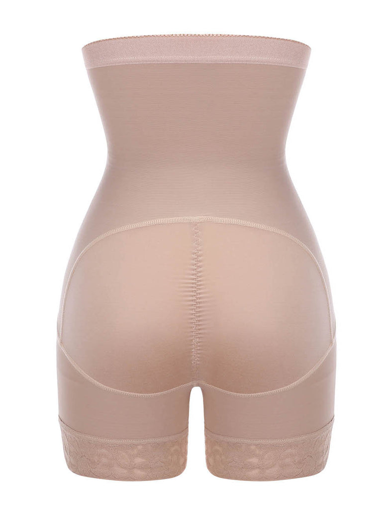 Lace Hemline Tummy Control Butt Lifter Soft-Touch