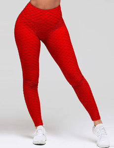 Full Length Jacquard Yoga Tiktok Leggings